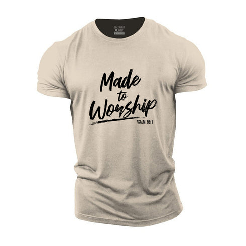 Men's Made To Worship Cotton T-Shirt